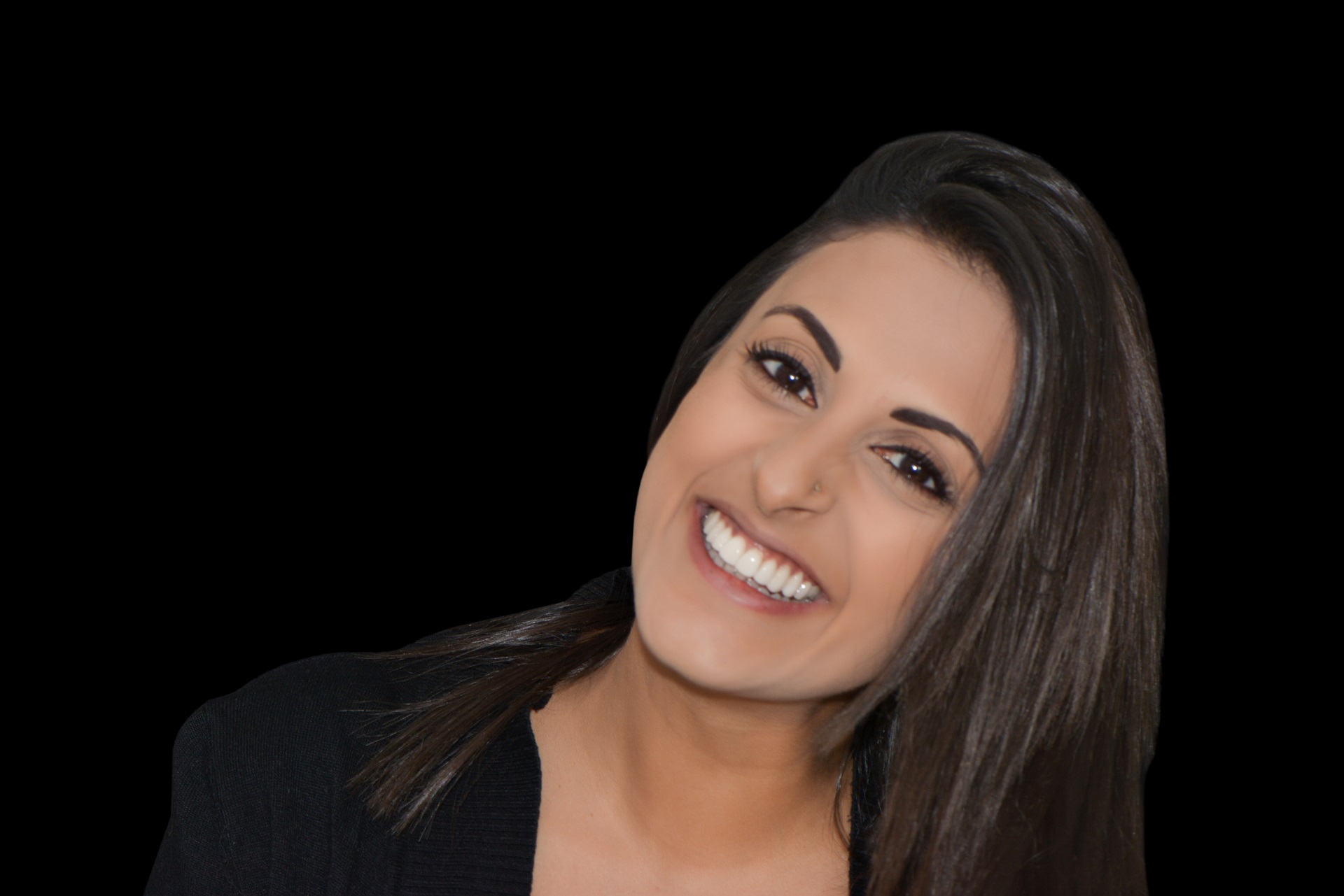 Patient Showing Bright Smile